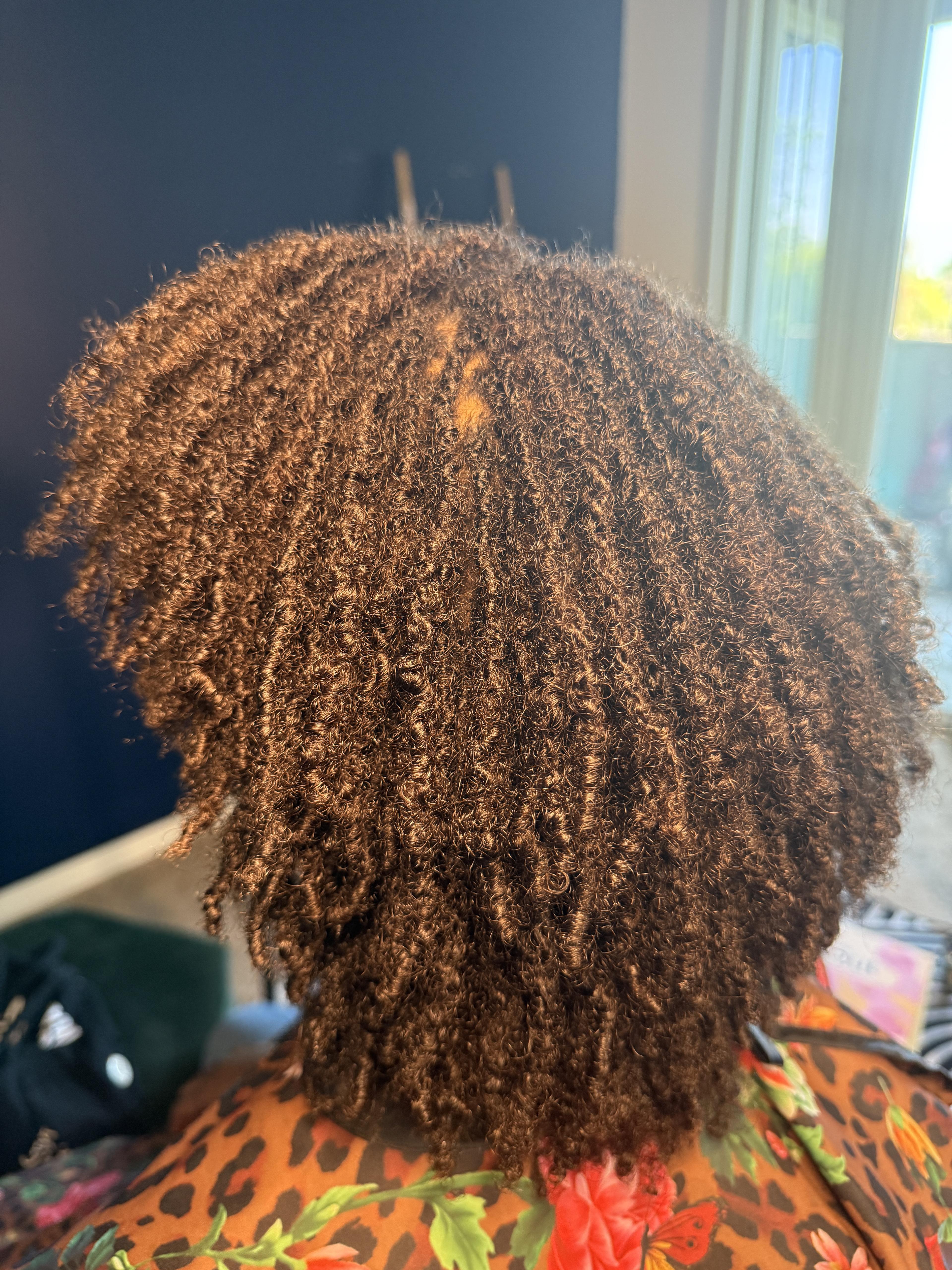 Professional loc styling and maintenance results by Locs By Steph B